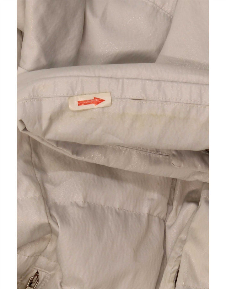 Marella Manteau rembourré pour femme UK 12 Polyester blanc moyen