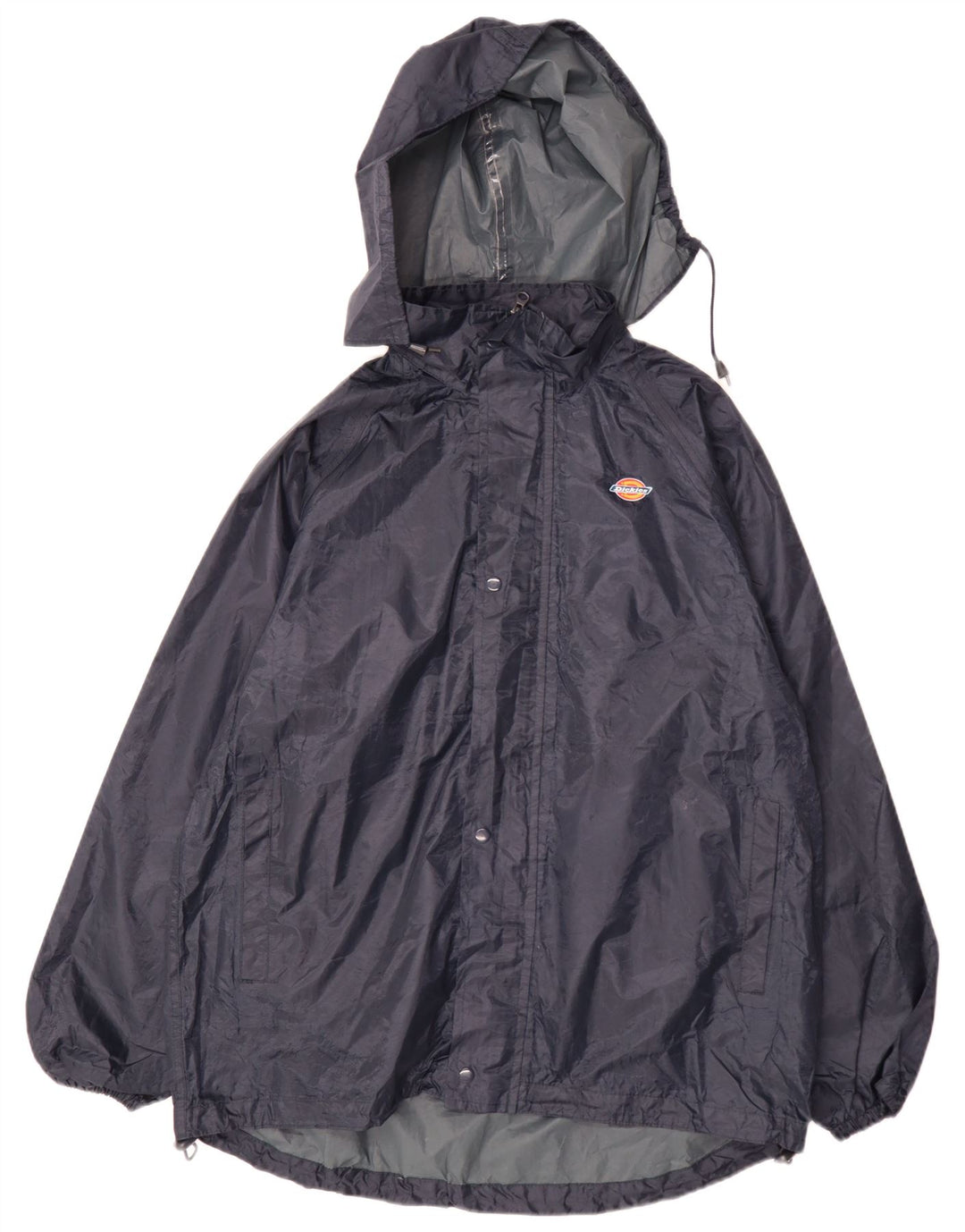 Dickies Veste de pluie à capuche pour homme UK 38 Bleu marine moyen Polyester