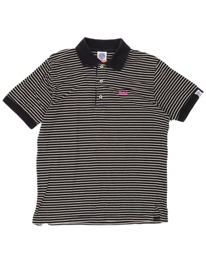Franklin & Marshall Polo Homme Bleu Marine Rayé Moyen