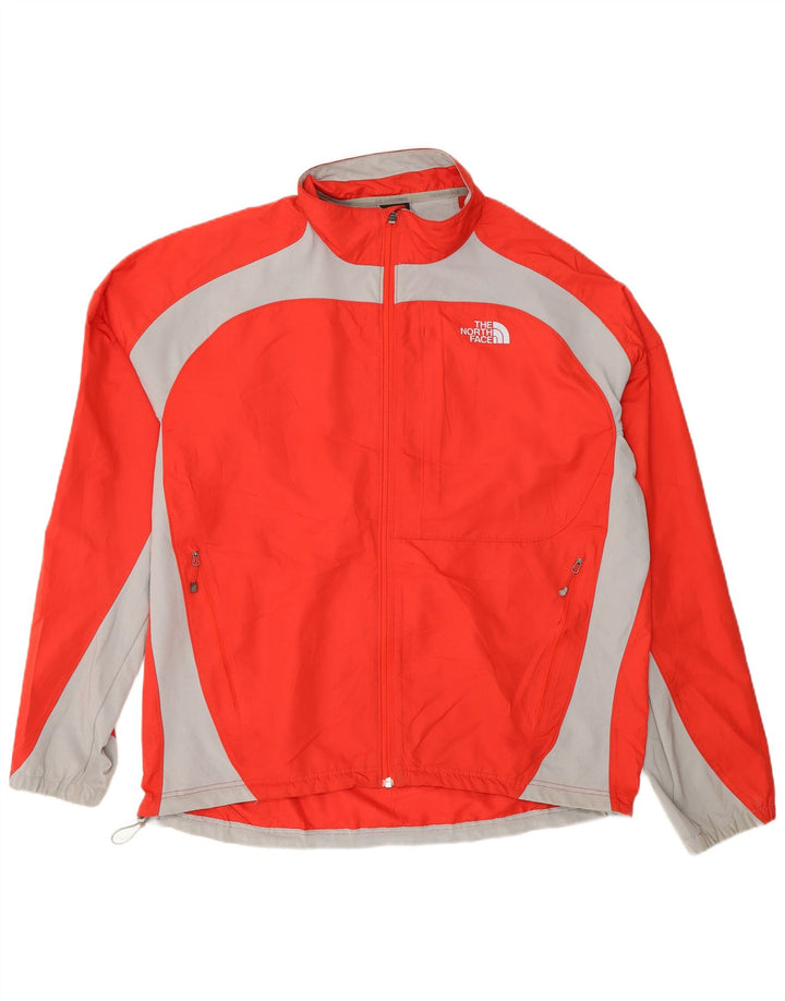 THE NORTH FACE Veste de survêtement pour homme XL Rouge Colorblock Polyester