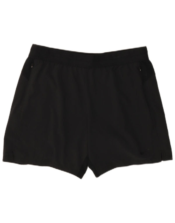 NIKE Short de sport Dri Fit pour femme UK 18 XL Noir Polyester