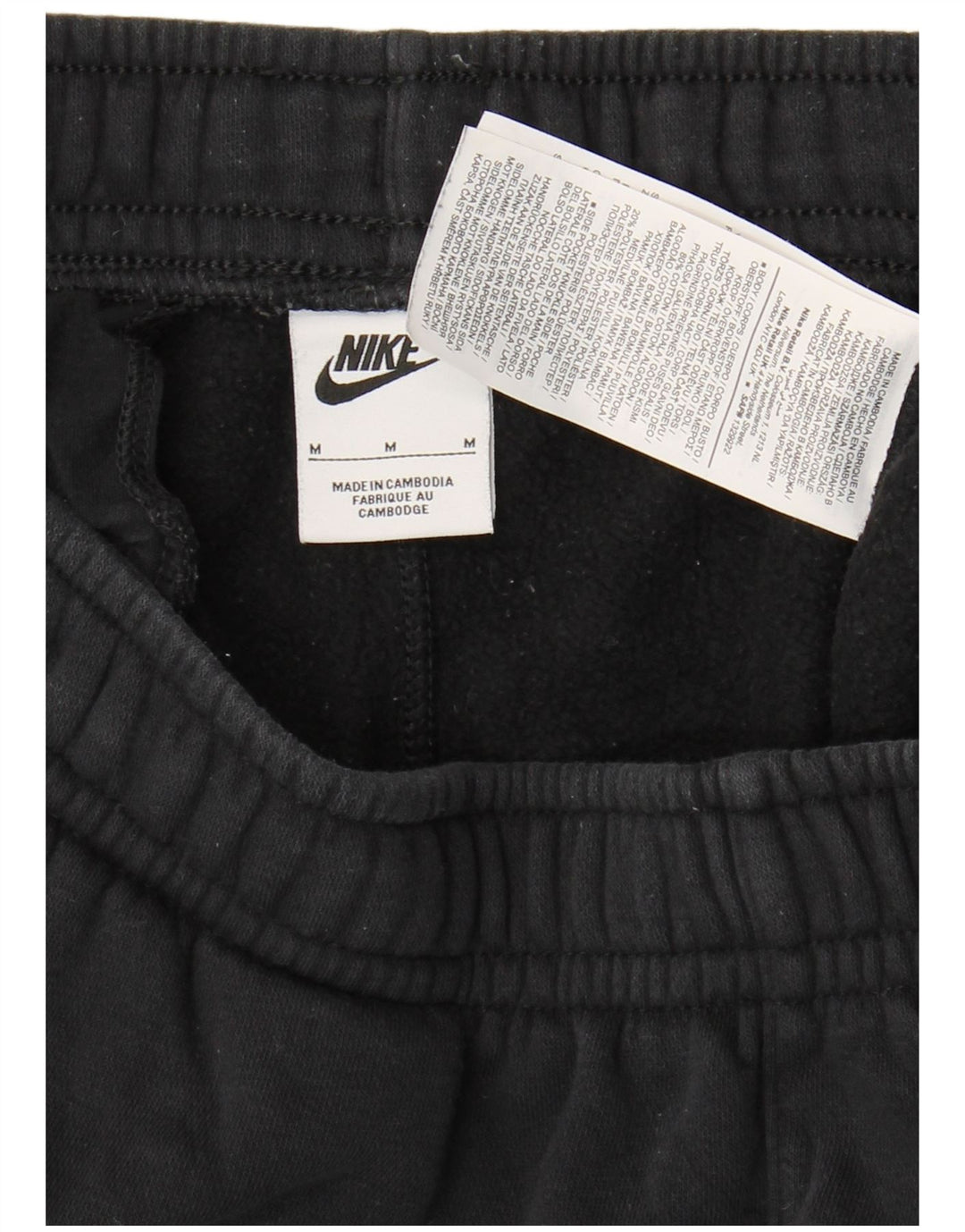 Nike Pantalon de survêtement pour homme en coton noir moyen