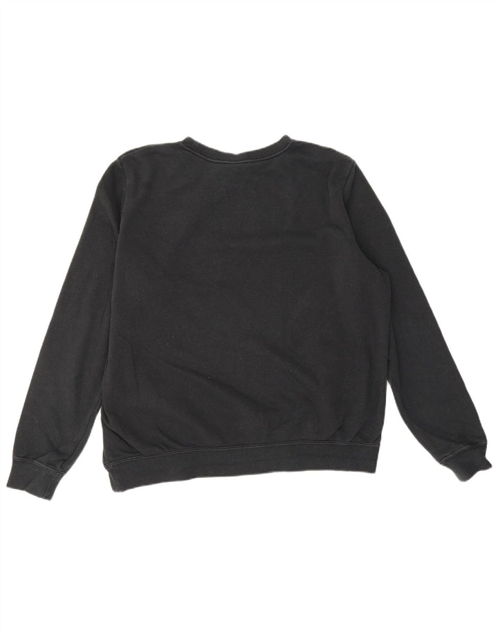 Nike Sweat-shirt pour homme en coton noir Taille L