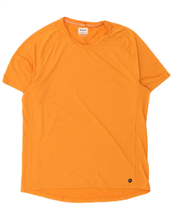 Prana T-Shirt Homme Orange Moyen Synthétique