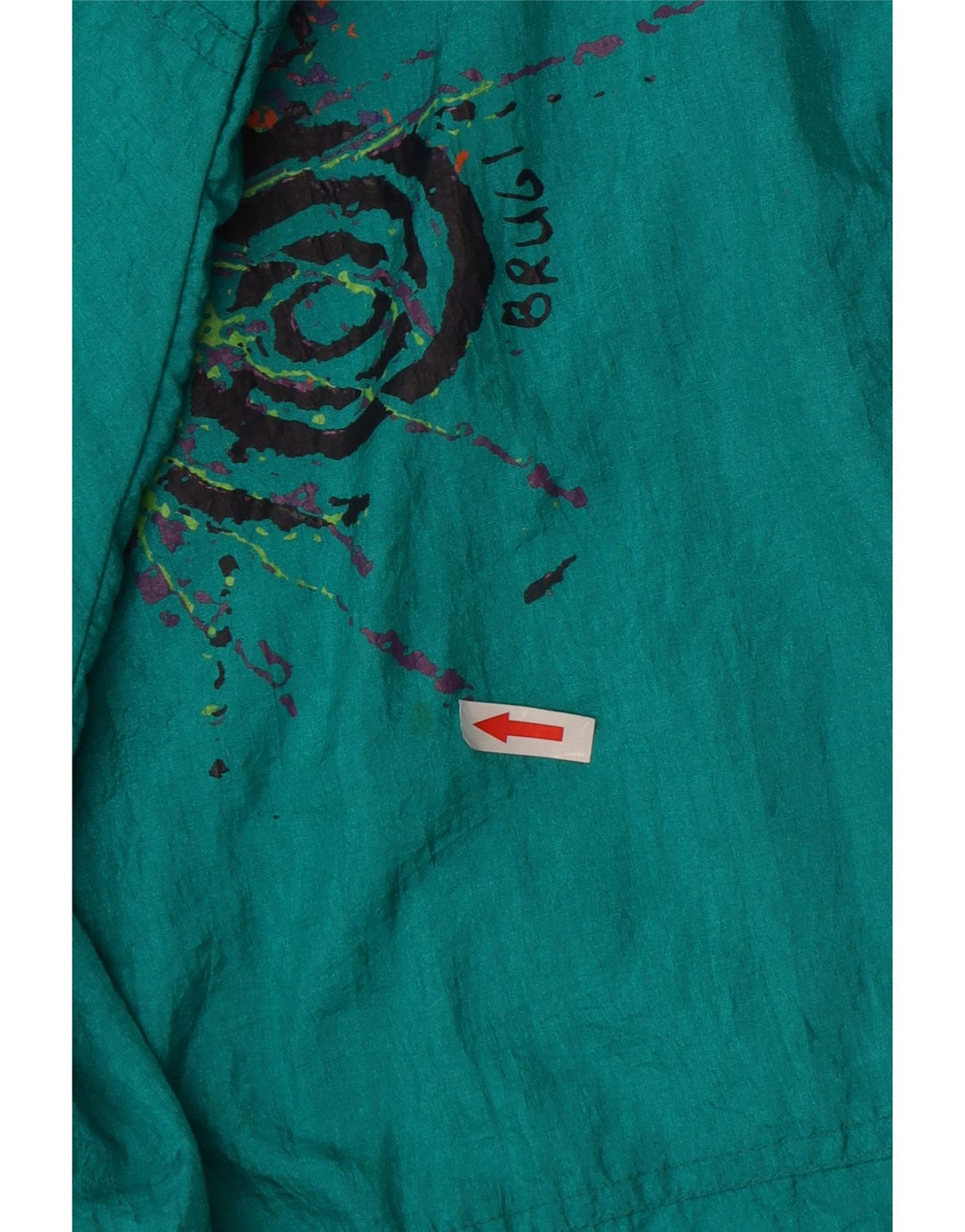Brugi Veste de Survêtement Graphique Homme XL Turquoise Polyamide