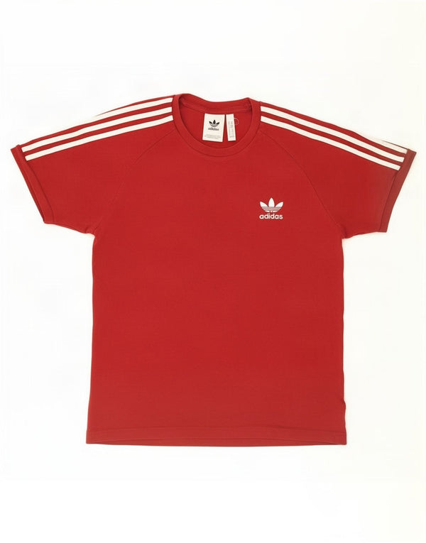 Adidas T-Shirt Homme Top Rouge Moyen Coton