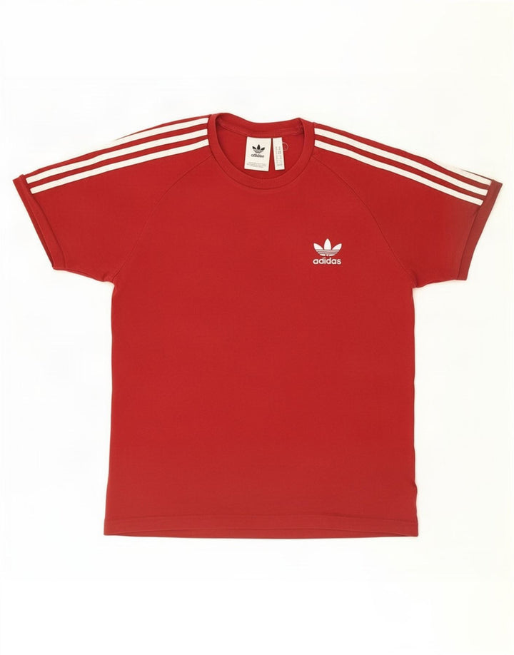 Adidas T-Shirt Homme Top Rouge Moyen Coton