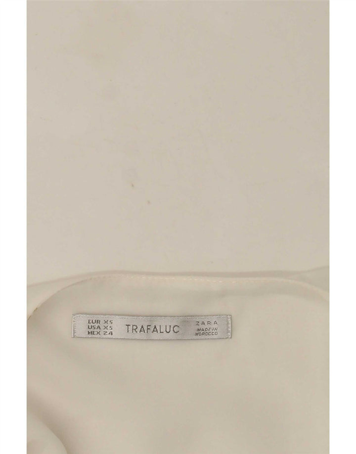 Zara Femme Trafaluc Cami Top UK 6 XS Blanc