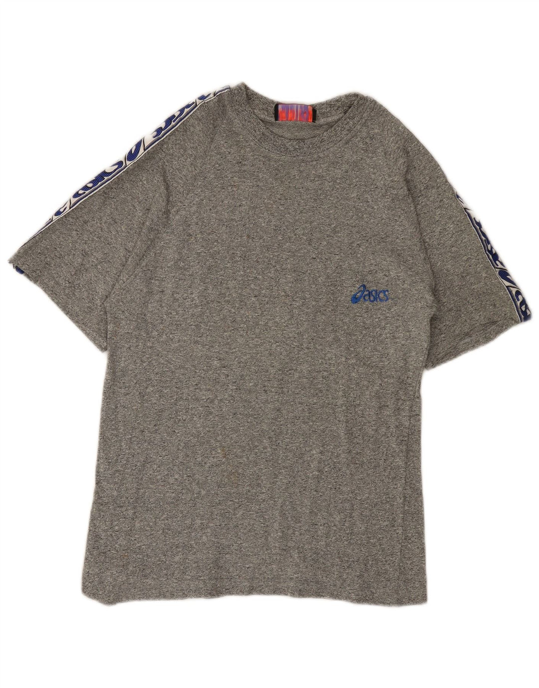 ASICS T-shirt graphique pour hommes, petit, gris moucheté