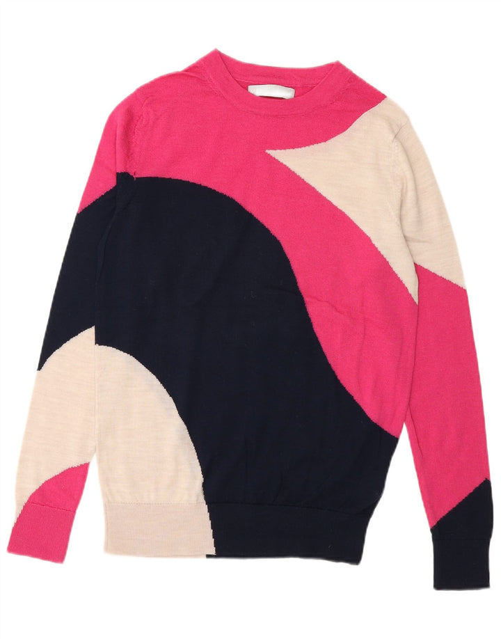 Marks & Spencer Pull ras du cou pour femme UK 6 XS Multicolore