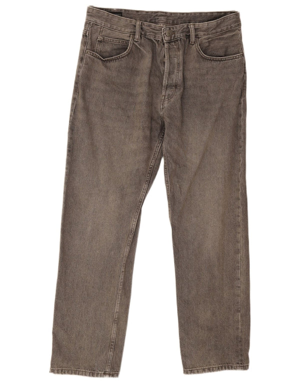 Zara Jean droit homme EU 46 XL W36 L30 gris coton