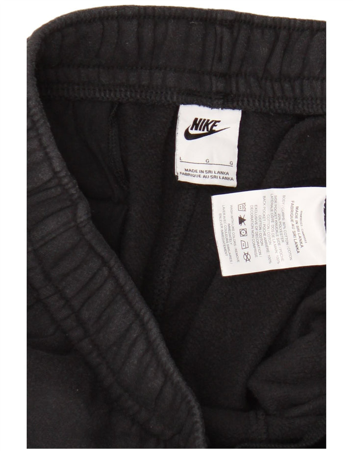 Nike Pantalon de survêtement pour femme UK 16 Large Noir Coton