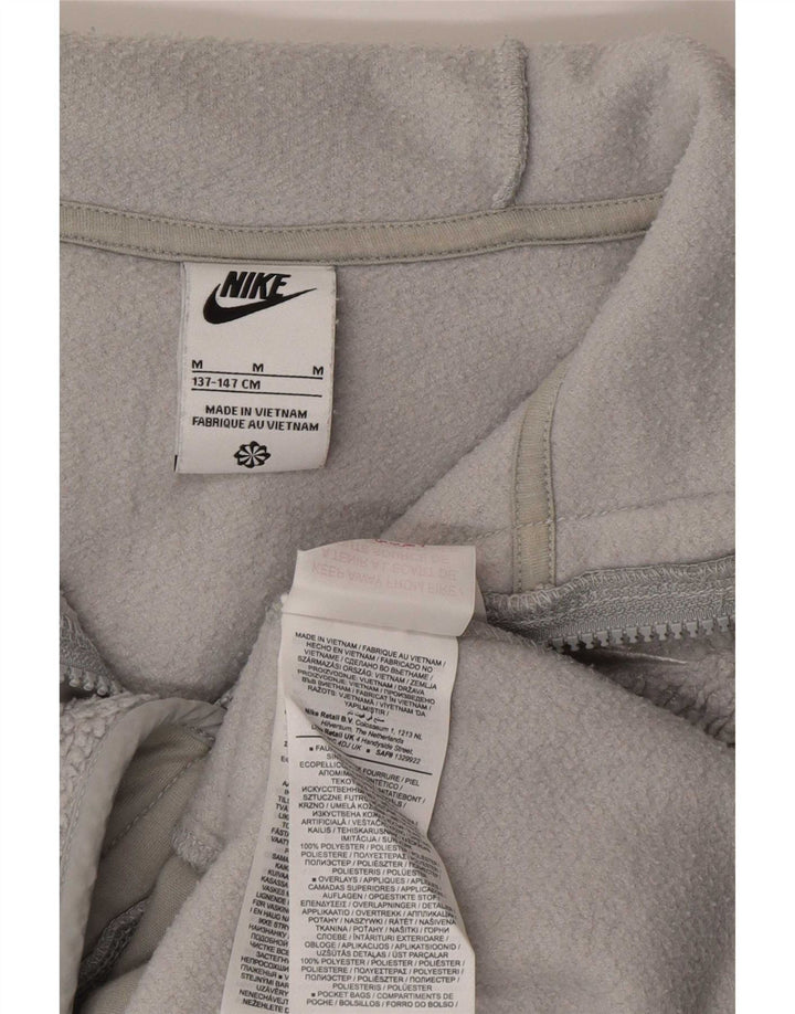 Veste polaire à capuche Nike garçon 11-12 ans gris moyen polyester