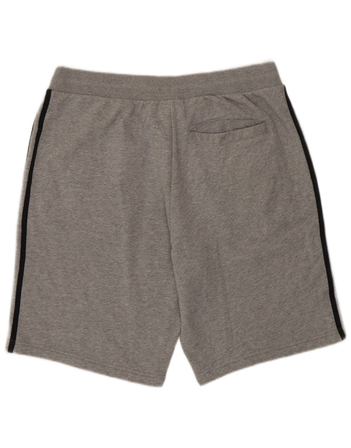 Adidas Short de sport pour homme, grand, gris moucheté