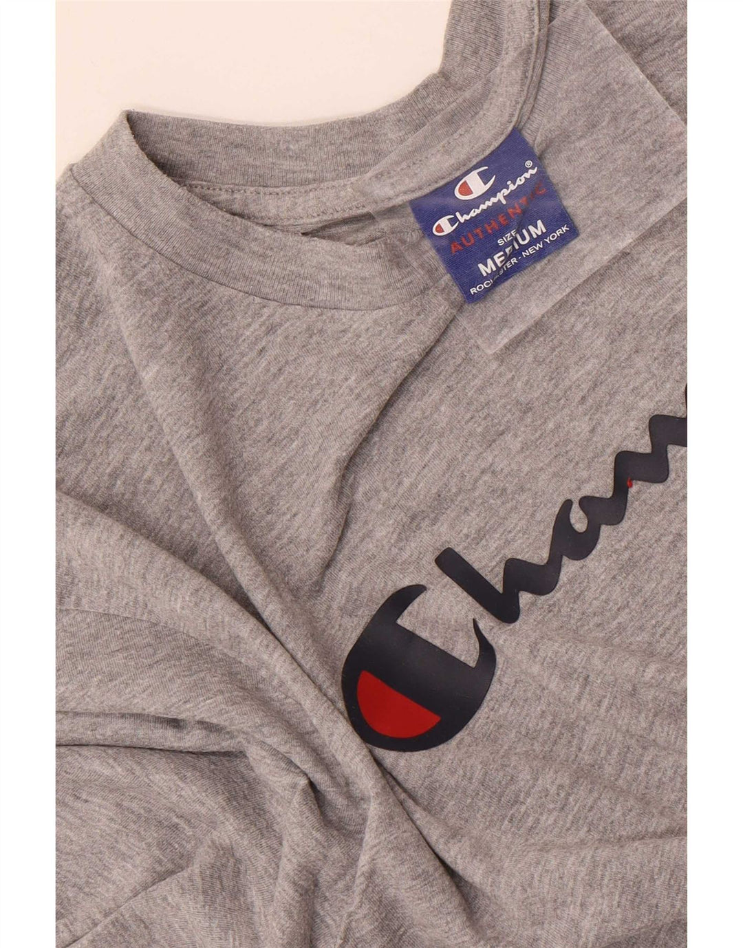 Champion Haut Graphique à Manches Longues Homme Gris Moyen