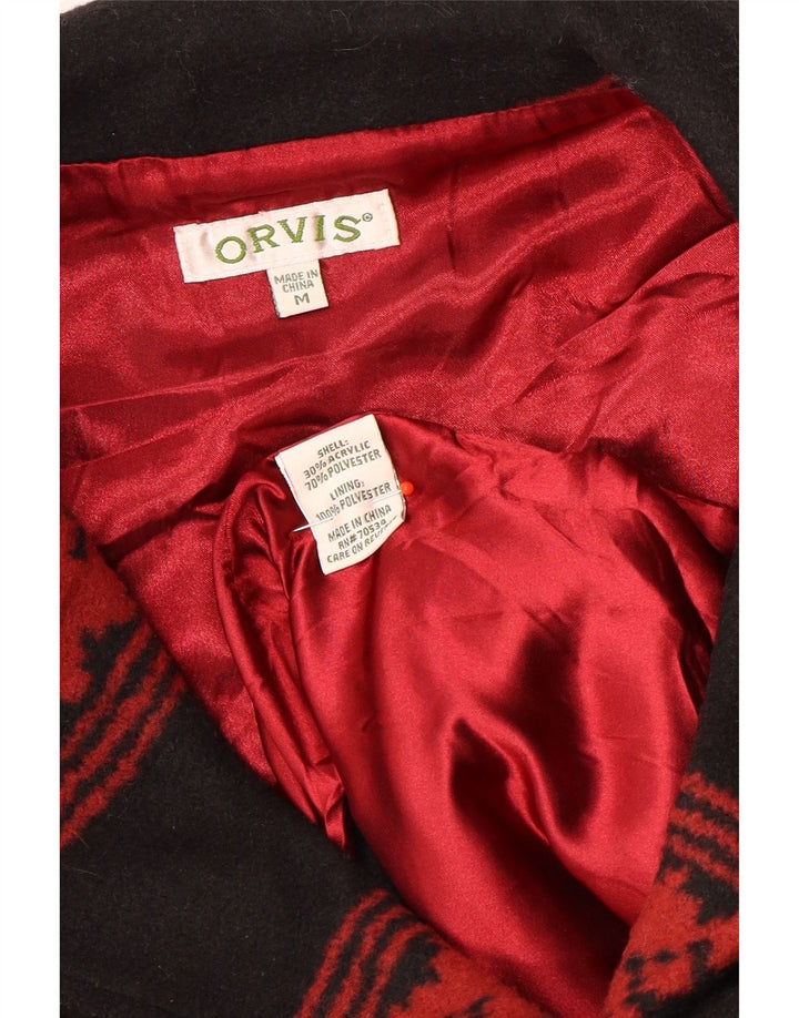 Orvis Gilet Femme UK 14 Acrylique Géométrique Noir Moyen