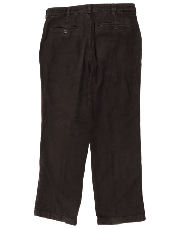 Marks & Spencer Pantalon Chino Droit Blue Harbor Homme W34 L29 Noir