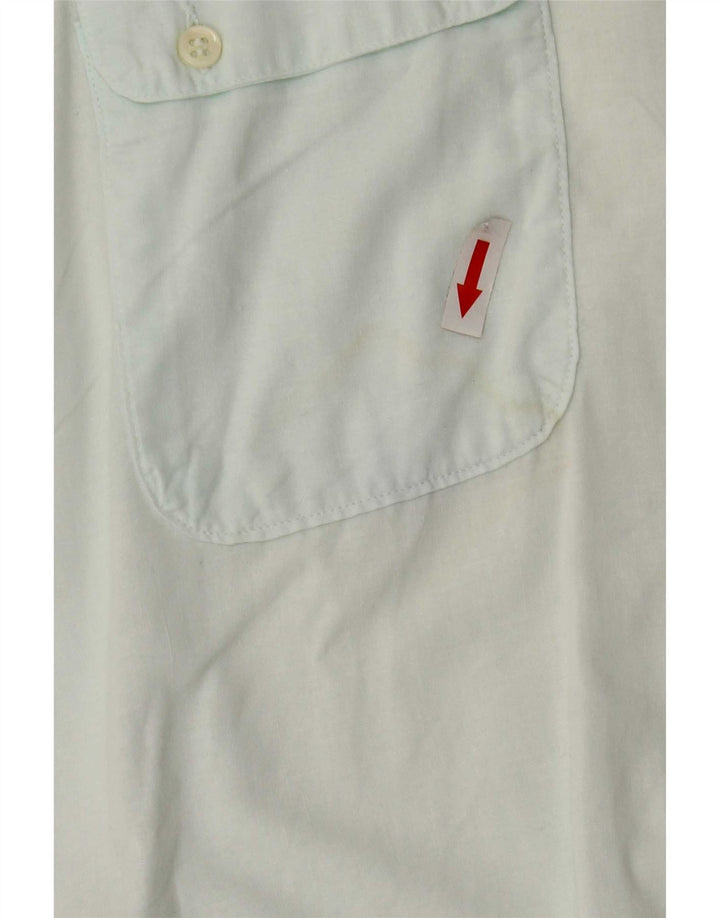 Wrangler Chemise pull à manches courtes pour homme en coton turquoise moyen