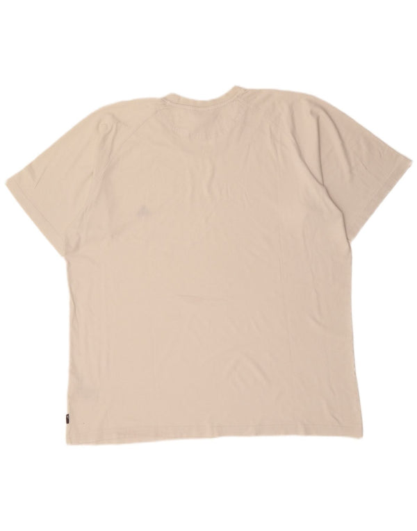 ADIDAS T-Shirt Homme Top 2XL Coton Blanc Cassé