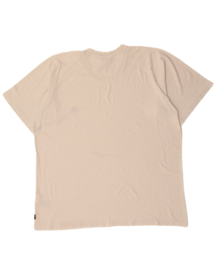 ADIDAS T-Shirt Homme Top 2XL Coton Blanc Cassé