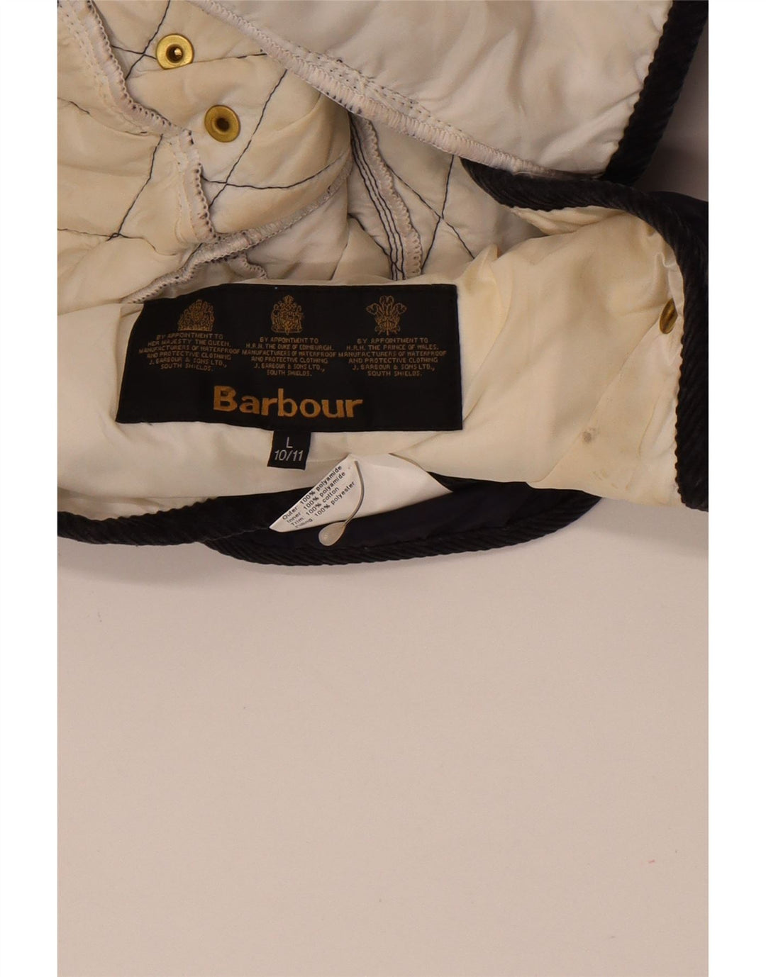 Veste matelassée Barbour Girls 10-11 ans Large Bleu Marine Polyamide