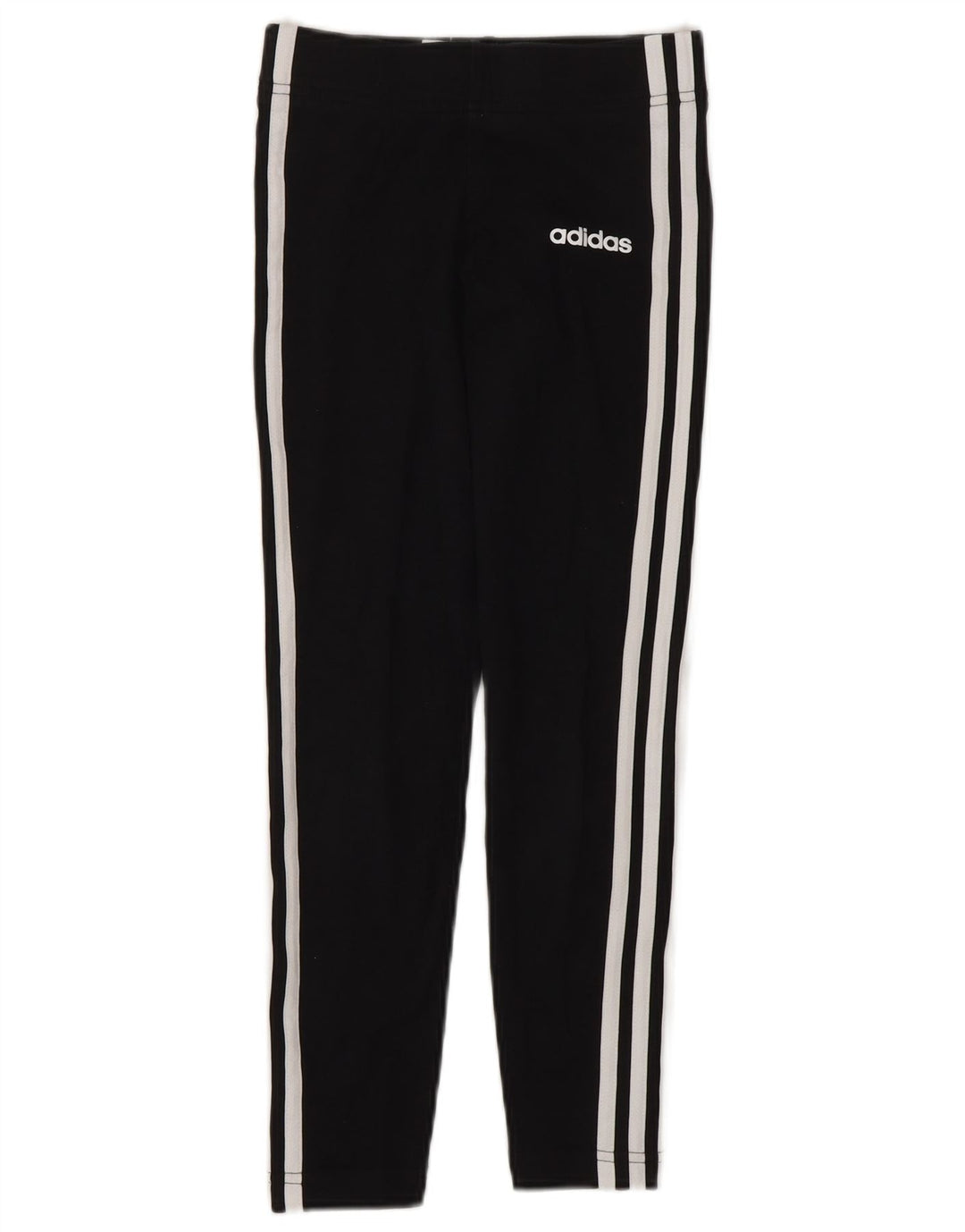 ADIDAS Leggings Fille 9-10 ans Noir Coton