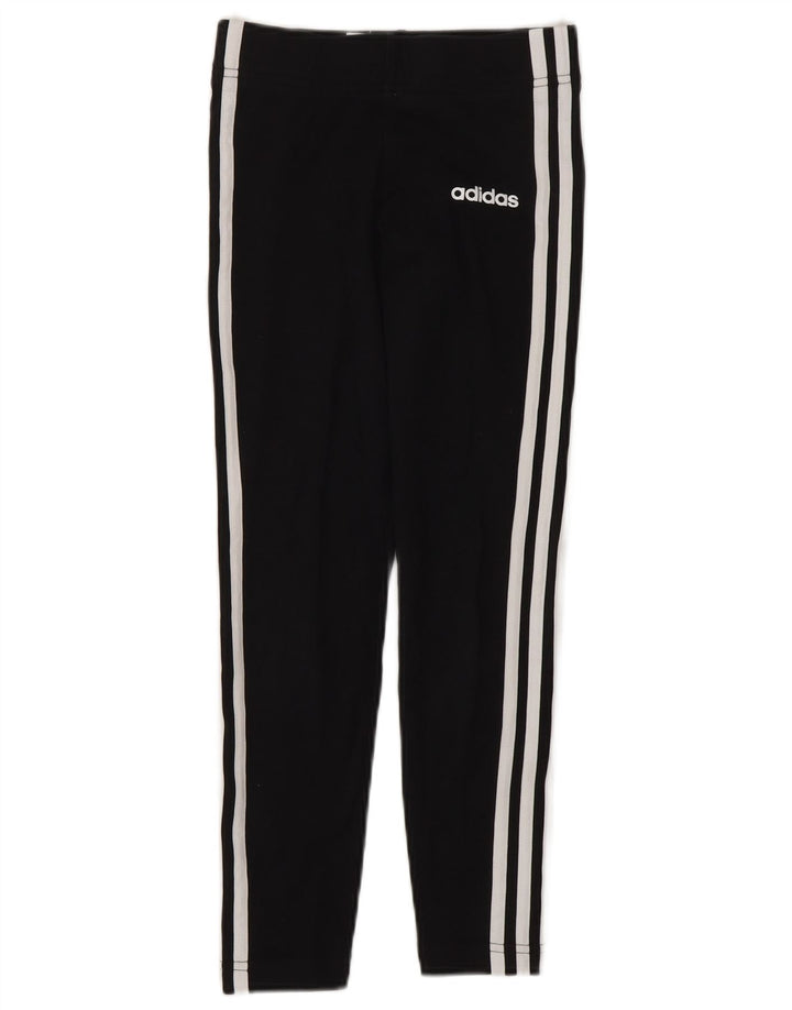 ADIDAS Leggings Fille 9-10 ans Noir Coton