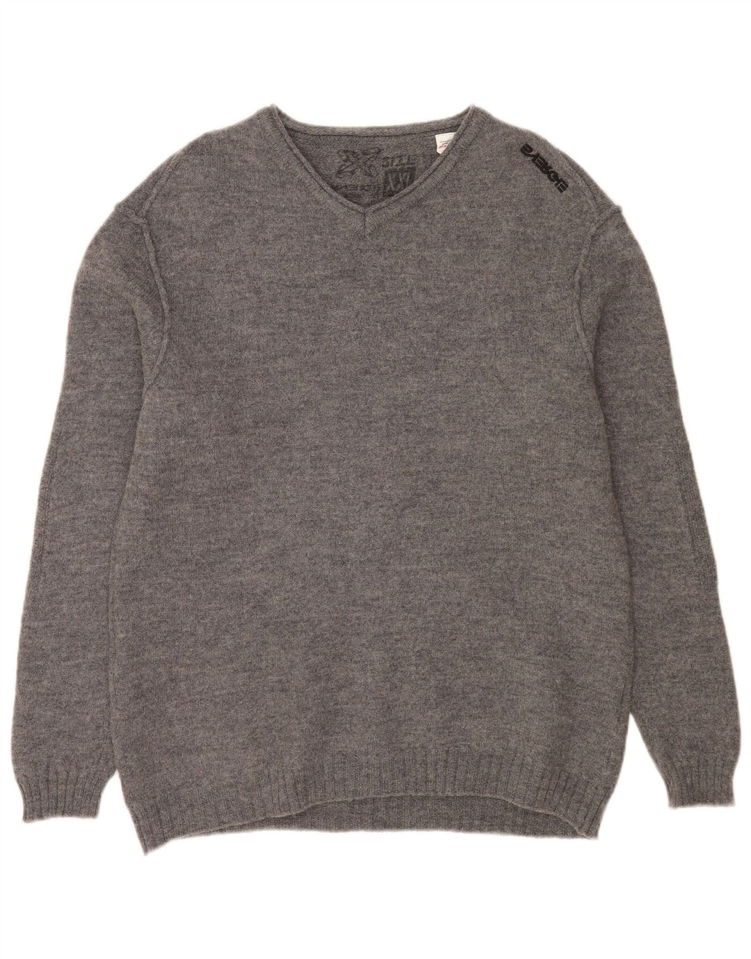 Sixty Pull Col V Homme 2XL Gris Laine