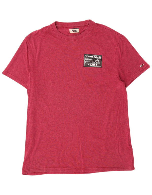 Tommy Hilfiger T-Shirt Homme Top XL Rouge Coton
