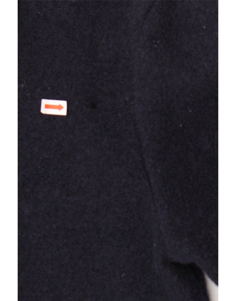 TALBOTS Womens 5 Button Blazer Jacket UK 6 XS Navy Blue Wool Vintage Talbots and Second-Hand Talbots from Messina Hembry 