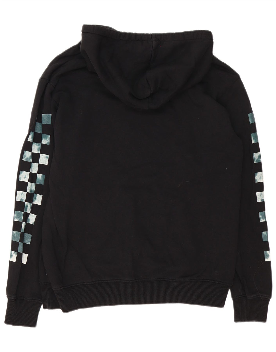 Vans Pull à capuche graphique en coton noir moyen pour homme