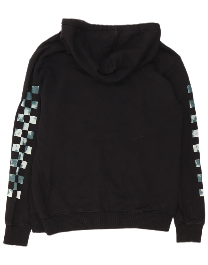 Vans Pull à capuche graphique en coton noir moyen pour homme