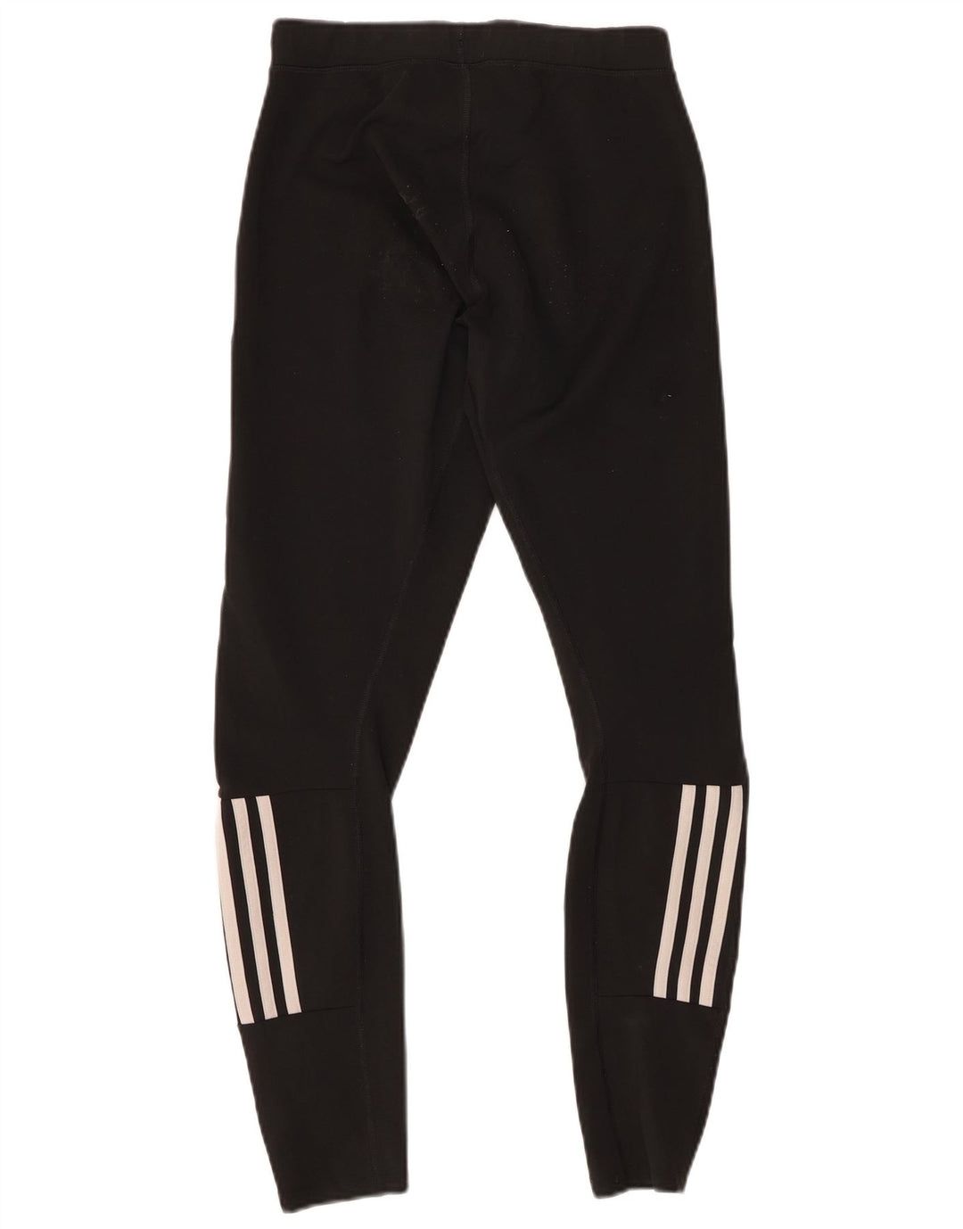 Adidas Leggings Femme UK 12 Polyester Noir Moyen