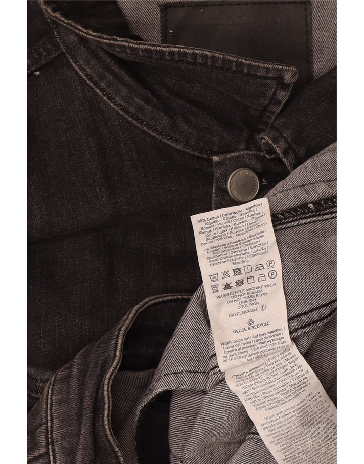 Jack & Jones Veste en Jean Homme UK 42 XL Gris Coton