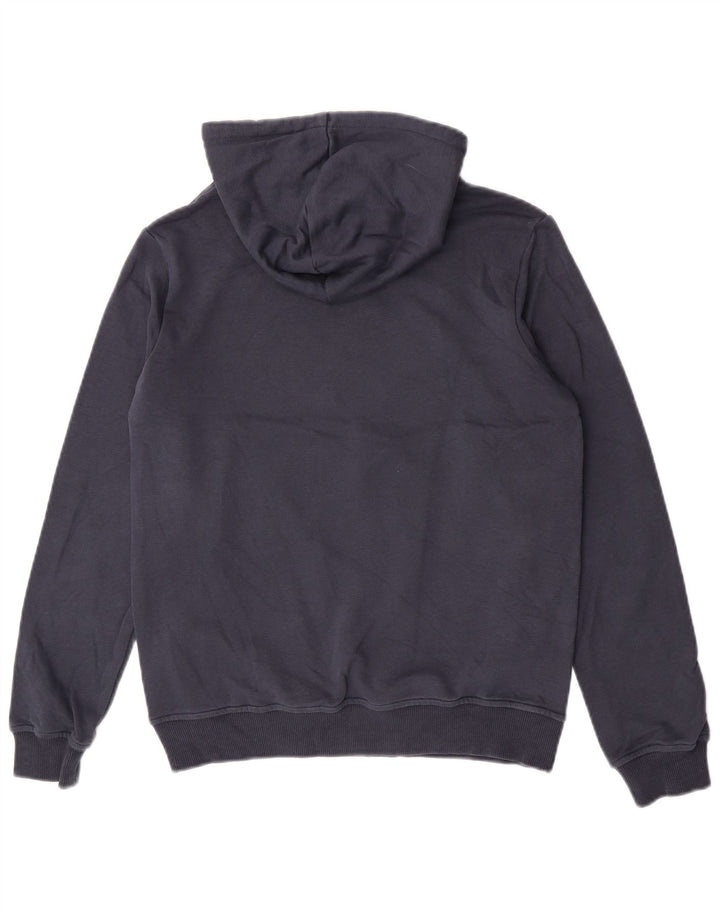 K-Way Pull à capuche pour homme Petit coton bleu marine