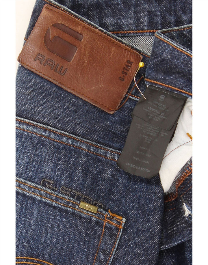 G-Star Jean droit homme W30 L34 bleu marine coton