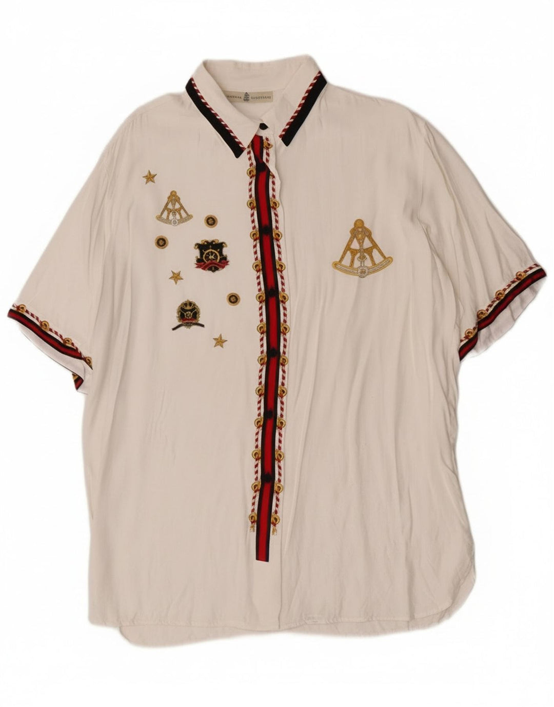 Marina Yachting Chemisier graphique pour femme UK 16 Grand Blanc Nautique