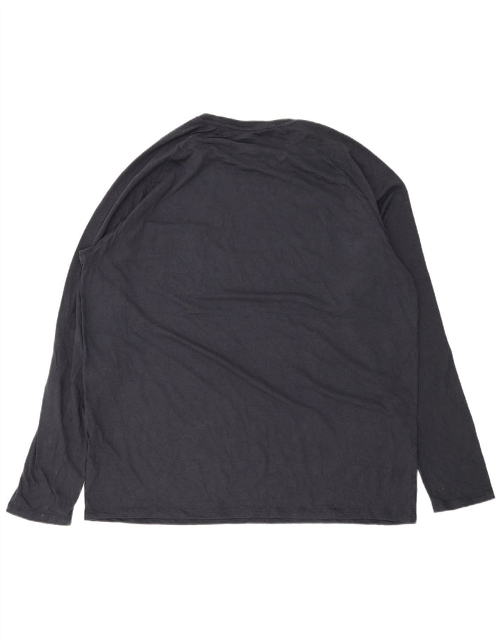 DICKIES Haut Homme Manches Longues 2XL Bleu Marine Coton