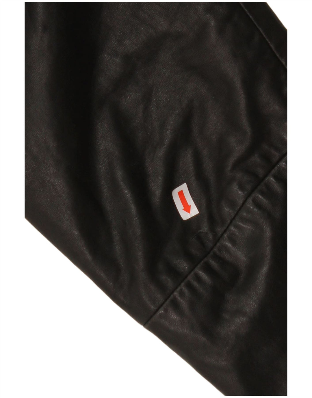 MAURITIUS Veste blazer en cuir à 3 boutons pour femme UK 18 XL Cuir noir