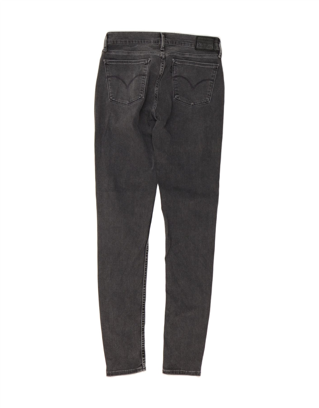 LEVI'S Womens 710 Super Skinny Jeans W30 L33 Grey Cotton Vintage Levi's and Second-Hand Levi's from Messina Hembry 