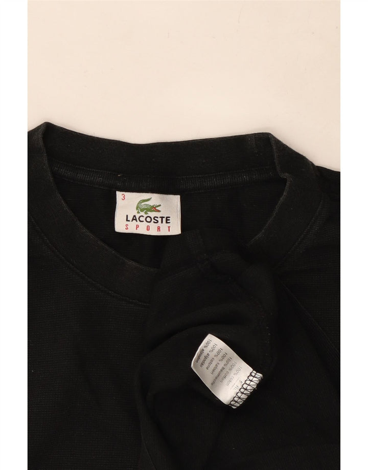 Lacoste T-Shirt Homme Top Taille 3 Petit Coton Noir