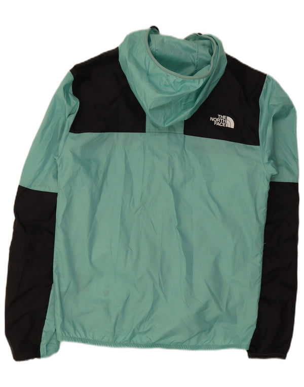 The North Face Veste de pluie à capuche pour homme UK 36 Small Turquoise Colourblock