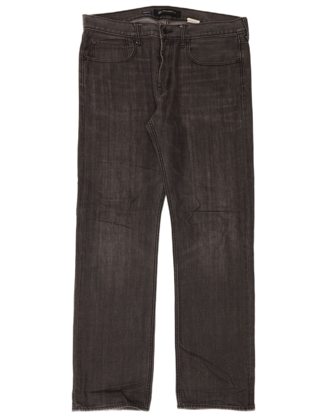Gap Jean Droit Homme W36 L34 Gris Chiné Coton