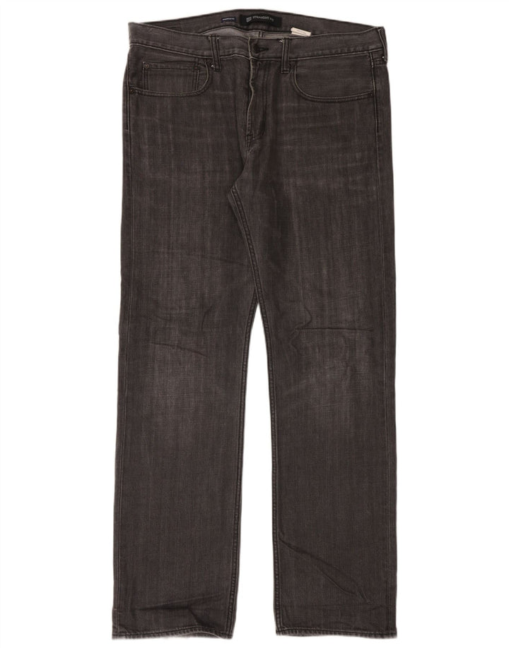 Gap Jean Droit Homme W36 L34 Gris Chiné Coton