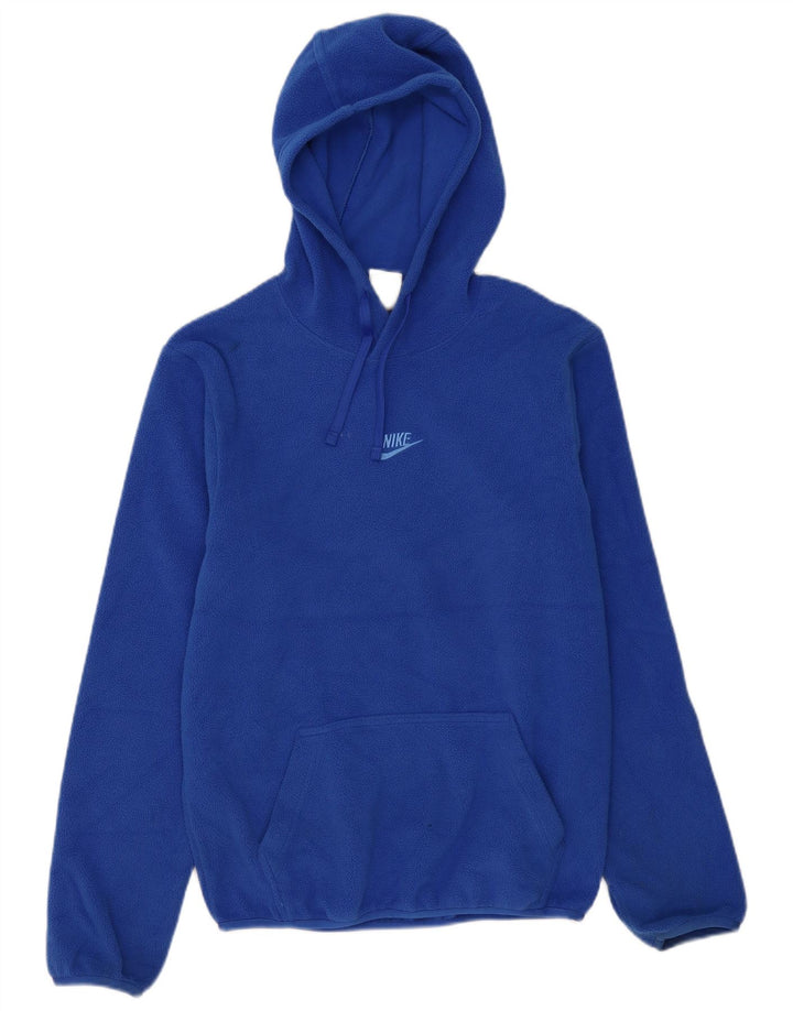 Nike Pull polaire à capuche pour homme XS Bleu Polyester