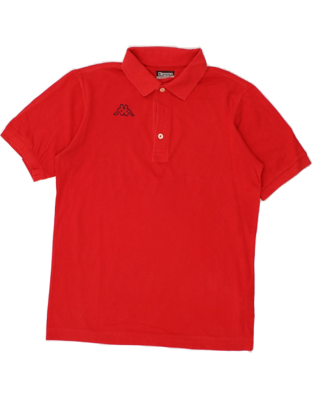 KAPPA Mens Polo Shirt Medium Red Cotton Vintage Kappa and Second-Hand Kappa from Messina Hembry 