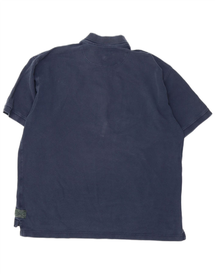 Orvis Polo Homme Grand Bleu Marine Coton
