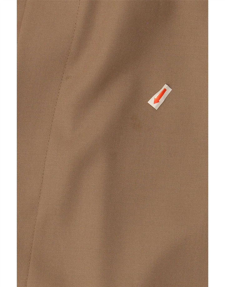Escada Jupe mi-longue portefeuille pour femme EU 38 Medium W28 Marron Laine vierge
