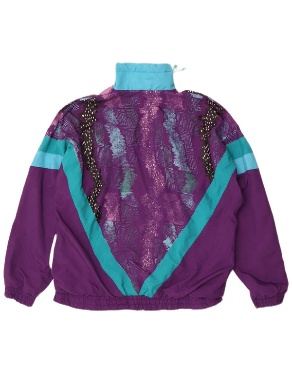 Hummel Veste de survêtement pour homme Large Violet Colourblock