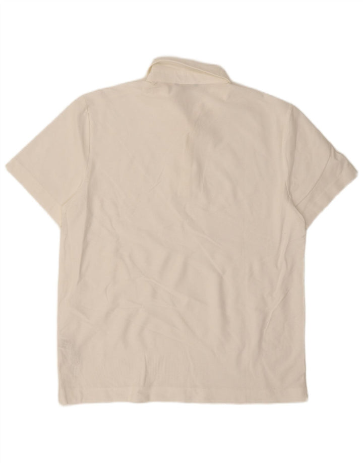 Massimo Dutti Polo Homme Grand Blanc Coton